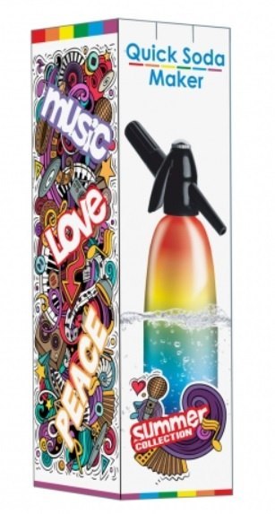 Syfon do Wody Tęczowy Summer Edition + 20 Naboi | GASTROPROFIT SA-01J_20