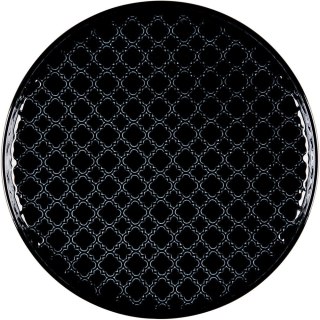 Talerz Płytki Kolor Czarny Marrakesz Ø 260 mm | LUBIANA 390131