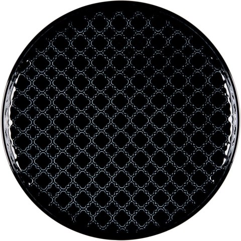 Talerz Płytki Kolor Czarny Marrakesz Ø 260 mm | LUBIANA 390131