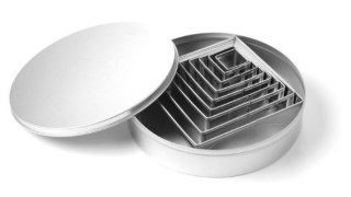 Wycinarki do ciastek kW adrat zestaw 9 sztuk | HENDI 673751