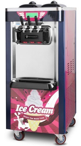 Maszyna do Lodów Włoskich Automat 2 Smaki + Mix Różowa 2x6l | RESTO QUALITY RQ208C-P