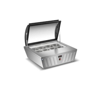 Nadstawka Mroźnicza do Lodów Wypukła 67l 4x Kuweta 805x650x365 | SZRON DW-67R