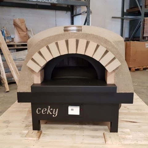 Piec do pizzy gazowy/gazowy + drewno, Sfera 100cm | Ceky F10IG