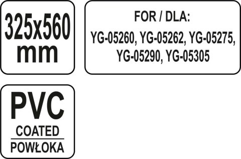 Półka Zapasowa do Stołów Chłodniczych 325x560mm | YATO YG-05409