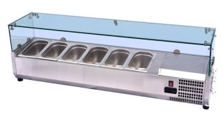 Profesjonalna Nadstawka Chłodnicza 4x GN1/3 | SZRON VRX 120/38