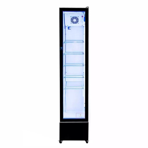 Profesjonalna Witryna Chłodnicza 1-Drzwiowa Regał 150l 390x470x1880mm | MTP003497