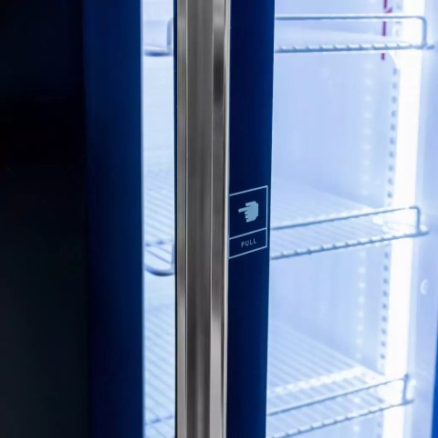 Profesjonalna Witryna Chłodnicza 1-Drzwiowa Regał 150l 390x470x1880mm | MTP003497