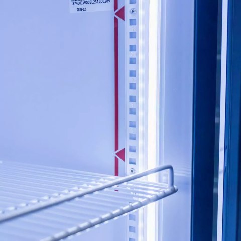 Profesjonalna Witryna Chłodnicza 1-Drzwiowa Regał 150l 390x470x1880mm | MTP003497