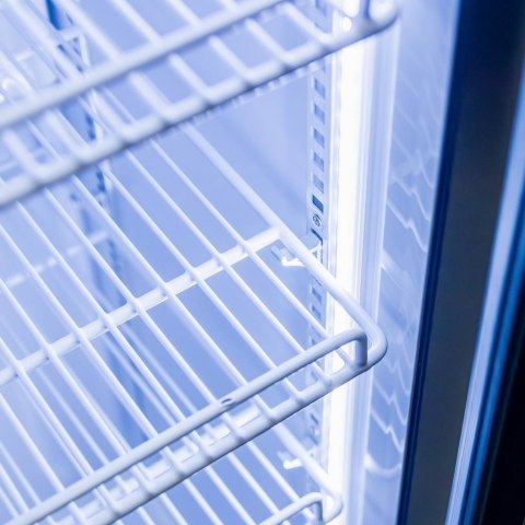 Profesjonalna Witryna Chłodnicza 1-Drzwiowa Regał 150l 390x470x1880mm | MTP003497