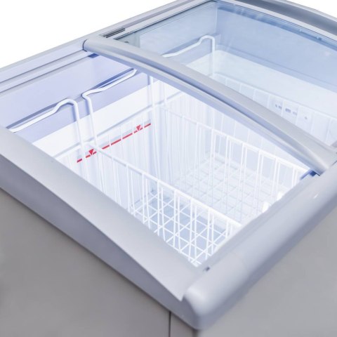 Profesjonalna Zamrażarka Skrzyniowa Przeszklona 117l 780x610x840mm | MTP002245