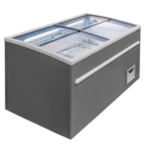 Profesjonalna Zamrażarka Skrzyniowa Przeszklona 386l 1450x850x870mm | MTP003291