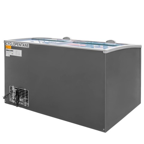 Profesjonalna Zamrażarka Skrzyniowa Przeszklona 386l 1450x850x870mm | MTP003291