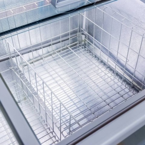 Profesjonalna Zamrażarka Skrzyniowa Przeszklona 437l 1850x850x870mm | MTP003292