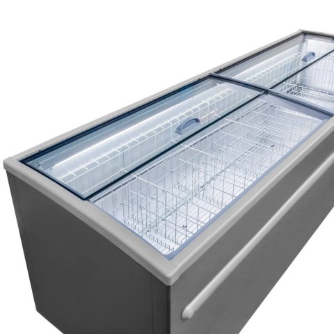 Profesjonalna Zamrażarka Skrzyniowa Przeszklona 766l 2500x850x870mm | MTP003294