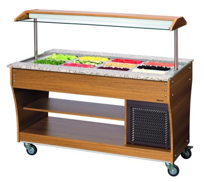 Profesjonalny Wózek Bufetowy Gastronomiczny 4x 1/1 GN | BARTSCHER 125526