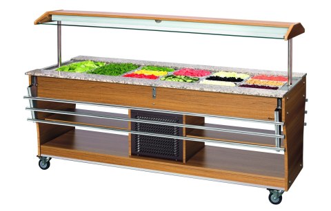 Profesjonalny Wózek Bufetowy Gastronomiczny 6x 1/1 GN | BARTSCHER 125527