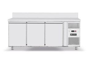 Stół Mroźniczy Nierdzewny 3-Drzwiowy 420l | HENDI 232699
