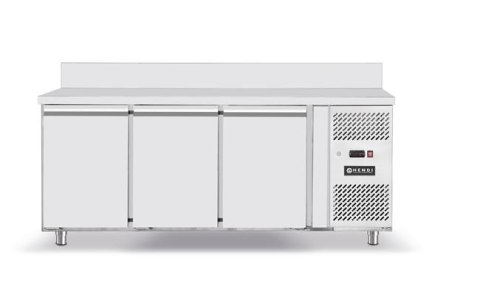 Stół Mroźniczy Nierdzewny 3-Drzwiowy 420l | HENDI 232699