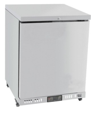 Szafa Chłodnicza Mała Lodówka 105l Nierdzewna 605x635x825 | SZRON MBC24