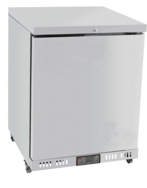 Szafa Chłodnicza Mała Lodówka 105l Nierdzewna 605x635x825 | SZRON MBC24