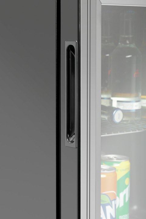 Szafa Chłodnicza z Drzwiami Przeszklonymi 46l 435x480x520 Kolor. Czarny | BARTSCHER 700183