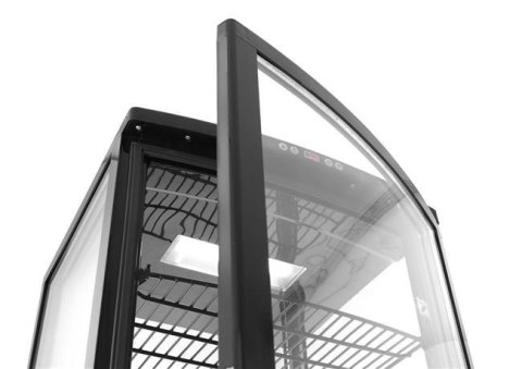 Witryna Chłodnicza Arktic Czarna 270l | HENDI 233290