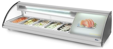 Witryna Chłodnicza do Sushi Nadstawka 5x GN 1/3 | HENDI 233757