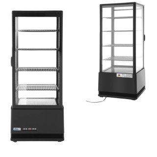 Witryna Chłodnicza Ekspozycyjna 98l Czarna | HENDI 233269