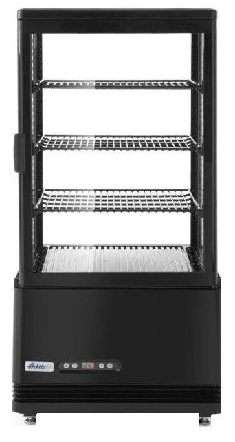 Witryna Chłodnicza Nastawna 78l Czarna | HENDI 233658