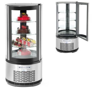 Witryna Chłodnicza Okrągła do Kawiarni i Baru 100l | HENDI 233825