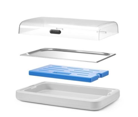 Witryna Chłodząca Uniq GN 1/1 Biała | HENDI 871911