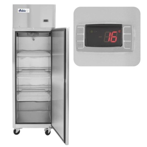 Zamrażarka Gastronomiczna z Kołami 1-Drzwiowa | HENDI 233115