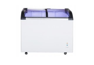 Zamrażarka Skrzyniowa Przeszklona do Sklepu Gastronomii 180L | SZRON SD-220Q