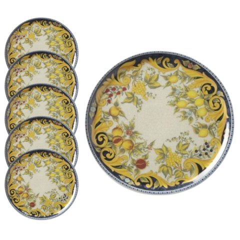 6x Restauracyjny Talerz do Pizzy Blackboard Napoli Ø33 cm 777855 | HENDI 777855_6