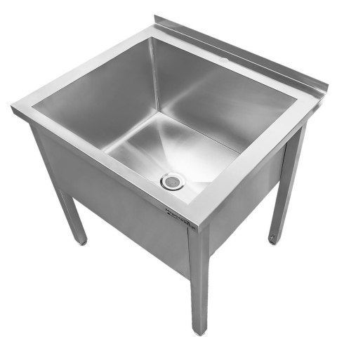 Basen Zlew Gastronomiczny Spawany Jednokomorowy 80x70x85 cm Stal Nierdzewna | MTP001982