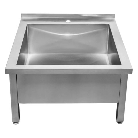Basen Zlew Gastronomiczny Spawany Jednokomorowy Niski 700x600x500mm | MTP001988