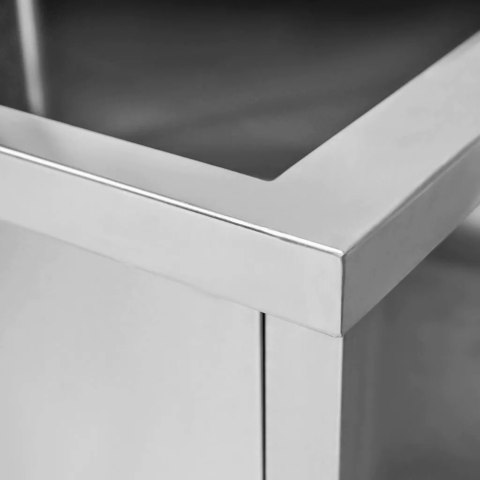 Basen Zlew Gastronomiczny Spawany Jednokomorowy Niski 700x600x500mm | MTP001988