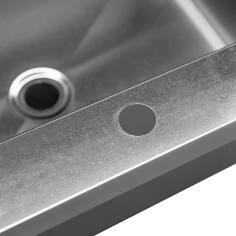 Basen Zlew Gastronomiczny Spawany Jednokomorowy Niski 700x600x500mm | MTP001988