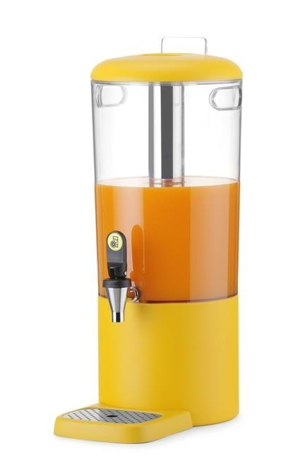 Dyspenser do Soków 8l Uniq Żółty Robert Bronwasser | HENDI 425039