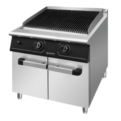 Grill Gazowy z Lawą Wulkaniczną 14,4 kW 700x700x850 mm Perfecta | GRAFEN GRLG2C
