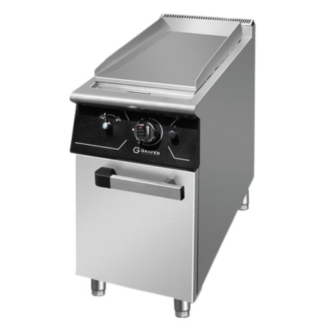 Grill Elektryczny Ryflowany z Szafką 4,5 kW 400V 400x700x850 mm Perfecta | GRAFEN GREG1C