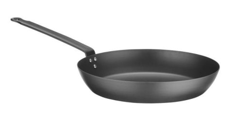 Patelnia ze Stali Węglowej Profesjonalna Ø282x504 mm | HENDI 628034