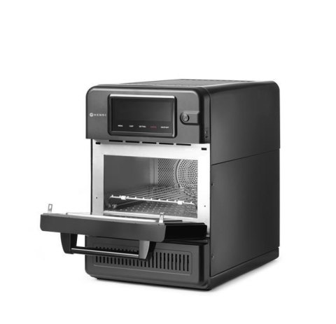 Piec Konwekcyjno-Mikrofalowy Combiturbo 18l Czarny 3000W | HENDI 281277