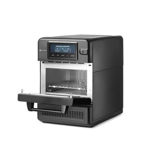 Piec Konwekcyjno-Mikrofalowy Combiturbo 18l Czarny 3000W | HENDI 281277