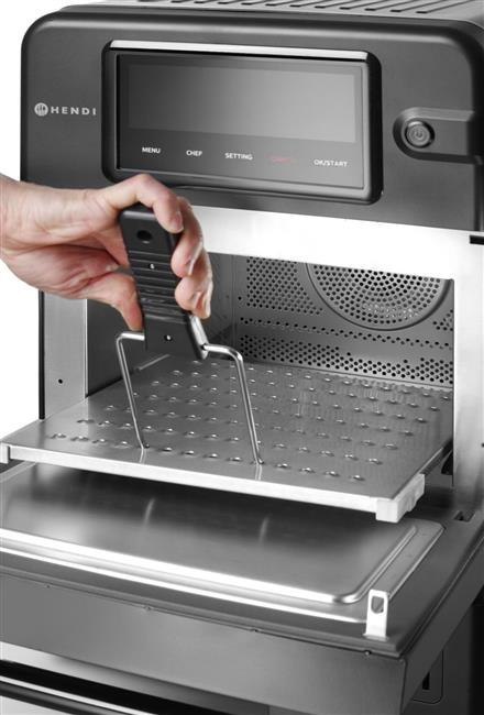 Piec Konwekcyjno-Mikrofalowy Combiturbo 18l Czarny 3000W | HENDI 281277