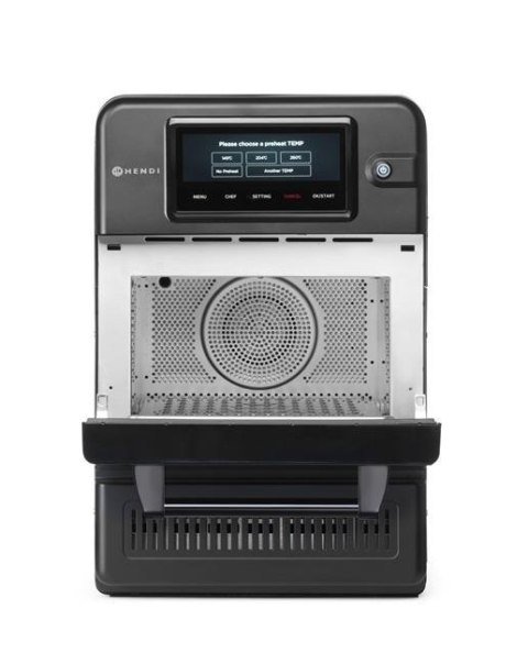 Piec Konwekcyjno-Mikrofalowy Combiturbo 18l Czarny 3000W | HENDI 281277