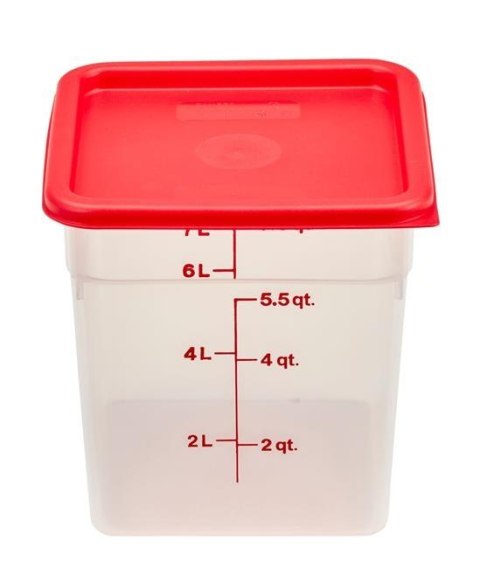 Pojemnik kW adratowy Polipropylen 7,6l 215x215x230 Cambro | HENDI 8SFSPP190