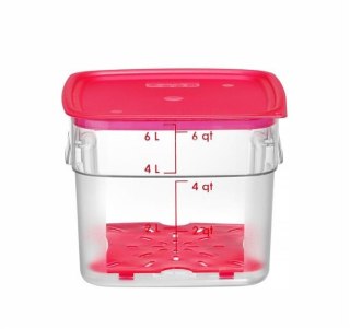 Pojemnik Na Żywność Camsquares Fresh Pro 5,7l 229x229x180 | CAMBRO 6SFSPROCW135