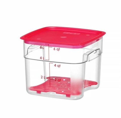 Pojemnik Na Żywność Camsquares Fresh Pro 5,7l 229x229x180 | CAMBRO 6SFSPROCW135