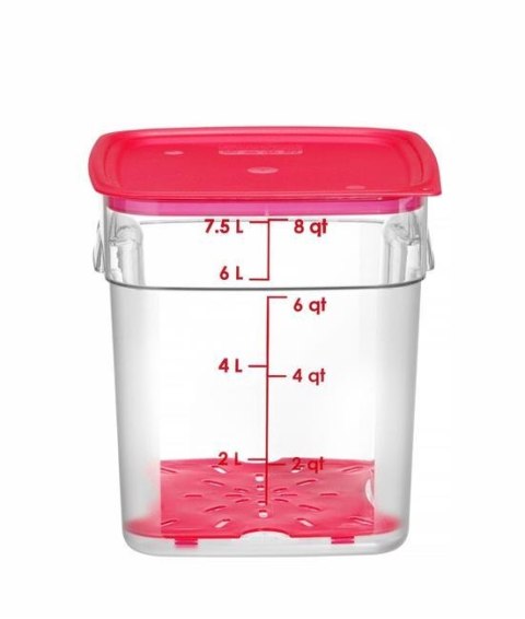 Pojemnik Na Żywność Camsquares Fresh Pro 7,6l 229x229x243 | CAMBRO 8SFSPROCW135